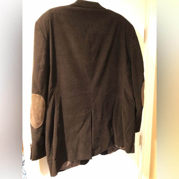 Dark brown blazer men’s 43R - Picture 2 of 5